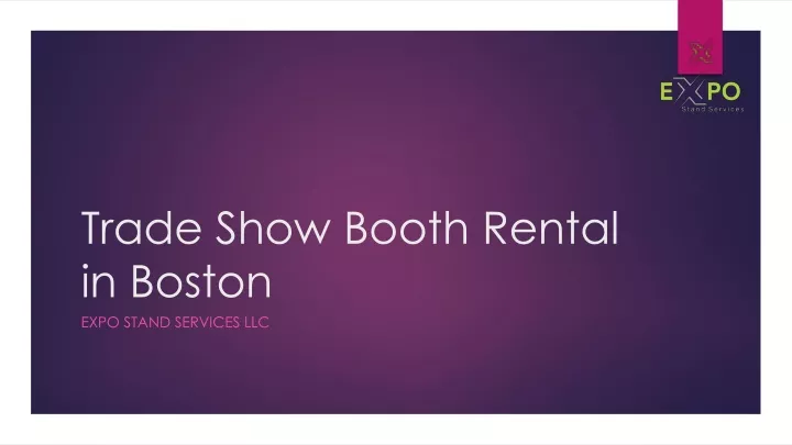 trade show booth rental in boston