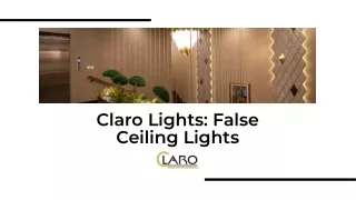 false ceiling lights
