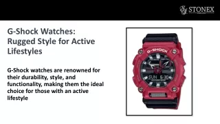 g shock watches rugged style for active lifestyles