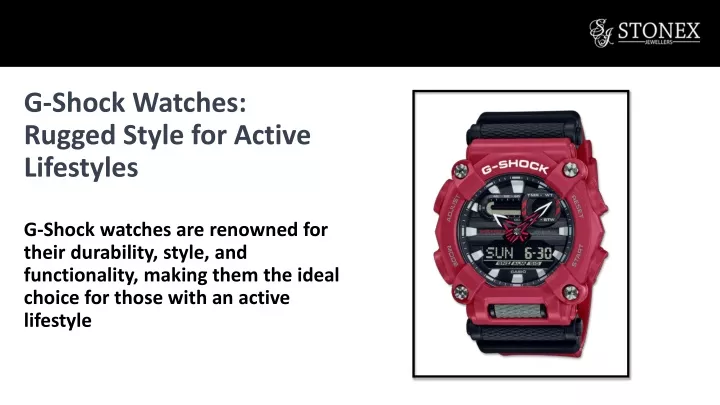 g shock watches rugged style for active lifestyles