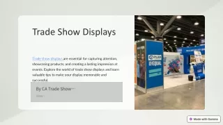 Trade Show Displays Step By Step Guide Nov 2023