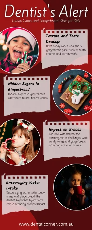 Dentist's Alert Candy Canes and Gingerbread Risks for Kids