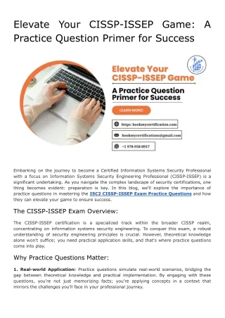 elevate practice question primer for success