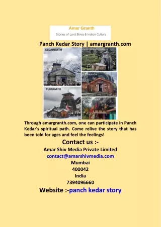 Panch Kedar Story amargranth com.pdf2