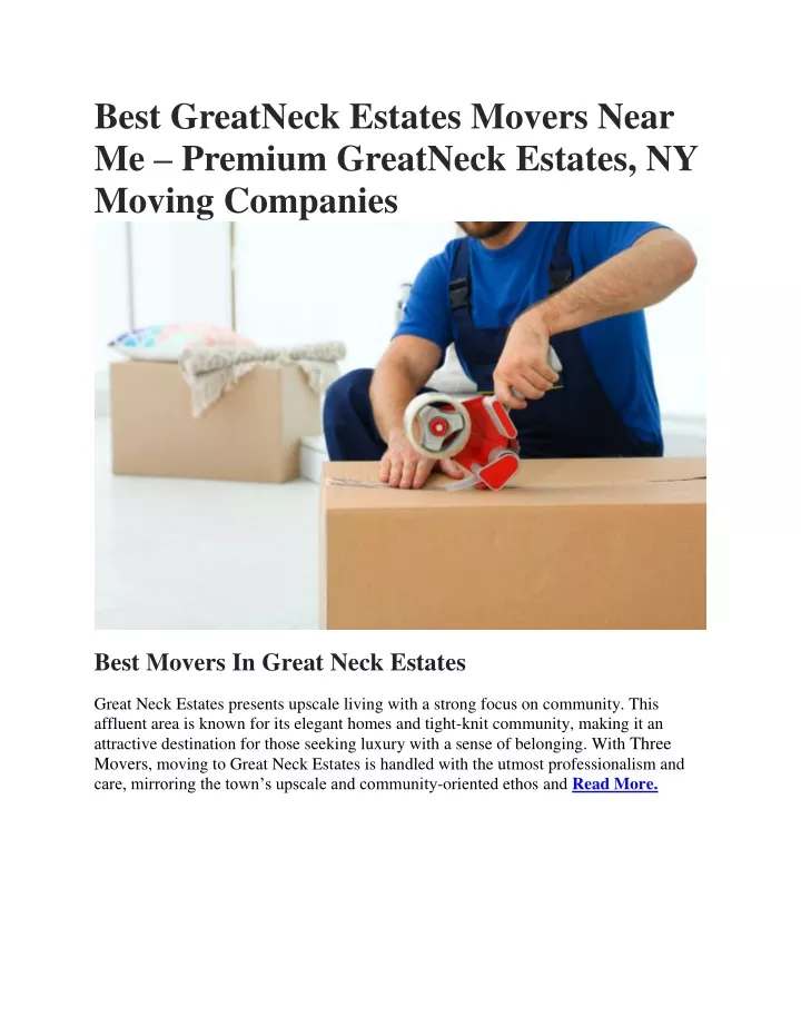 best greatneck estates movers near me premium