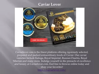 Caviar Lover