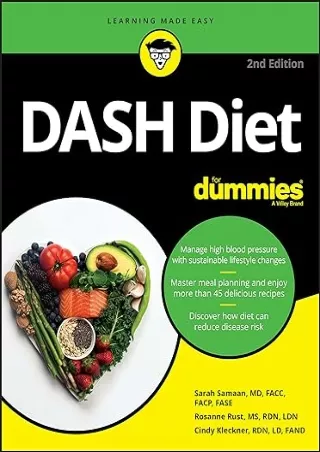download⚡️[EBOOK]❤️ DASH Diet For Dummies