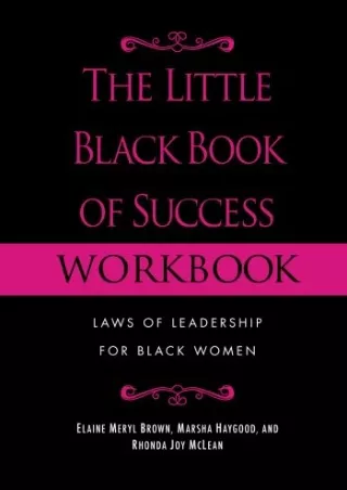 Ebook❤️(download)⚡️ The Little Black Book of Success Workbook: Laws of Leadership for Black Women