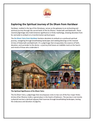 exploring the spiritual journey of do dham from