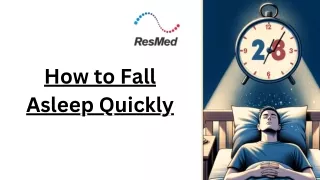 How to Fall Asleep Quickly