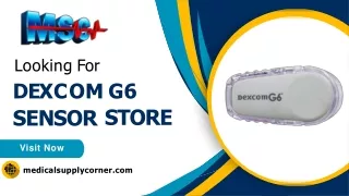 Dexcom G6 Sensor Store