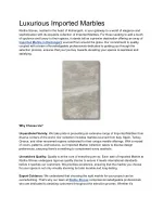 Luxurious Imported Marbles - slide 1