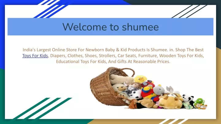 welcome to shumee