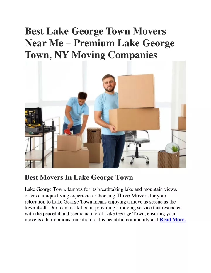 best lake george town movers near me premium lake