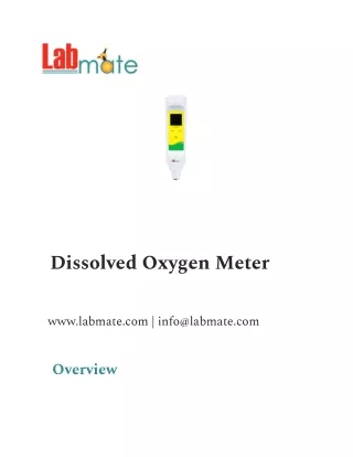 dissolved oxygen meter