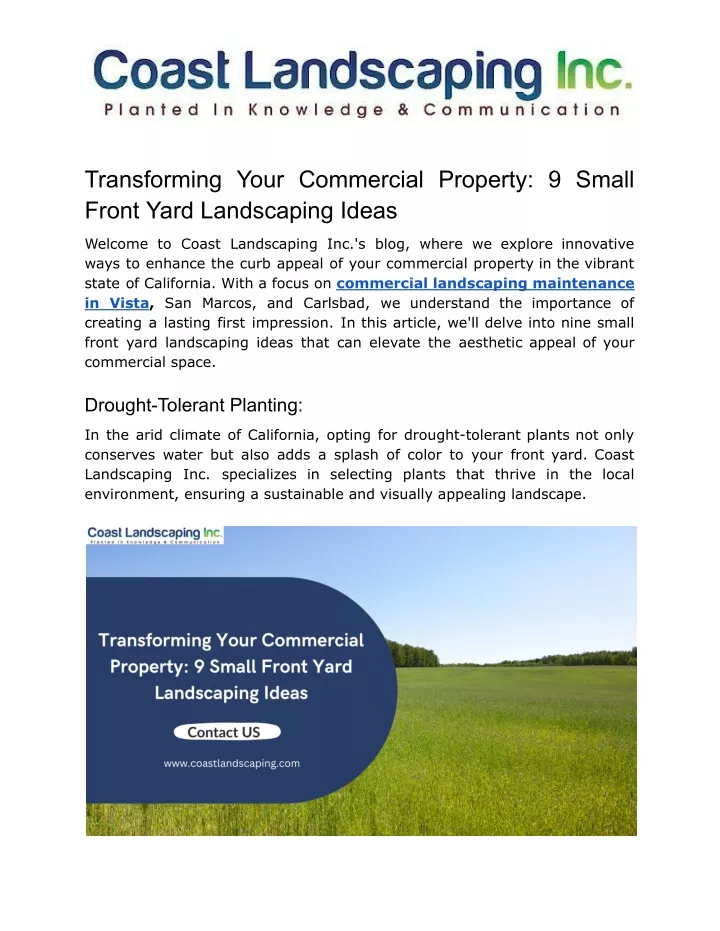 transforming your commercial property 9 small
