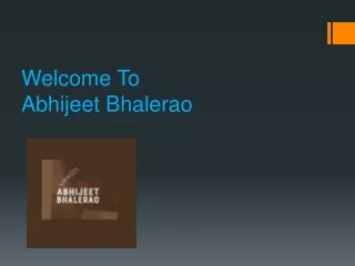 Abhijeet Bhalerao (Editor of The Jail Diary of Shaheed Bhagat Singh In Marathi)