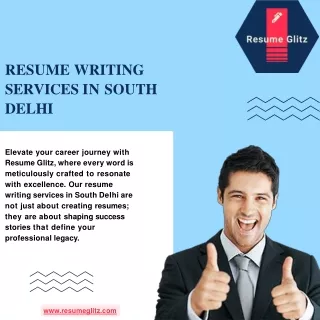 Resume Glitz's Signature Resume Writing Services in South Delhi