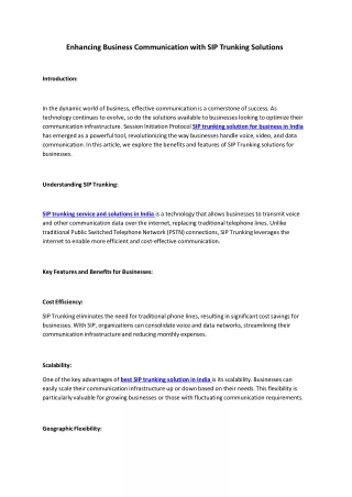 enhancing business communication with