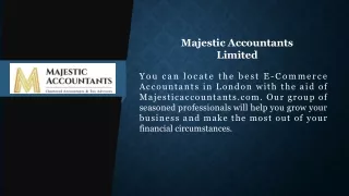 E-commerce Accountants London | Majesticaccountants.com