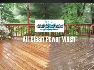 all clean power wash