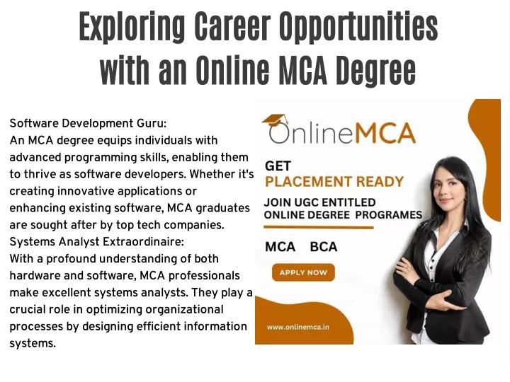 exploring career opportunities with an online