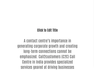 Empowering Business Growth through Outsourcing Center Services in India