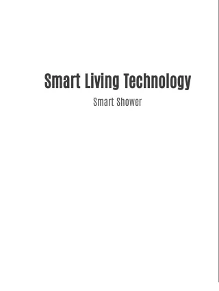 Smart Living And Technology
