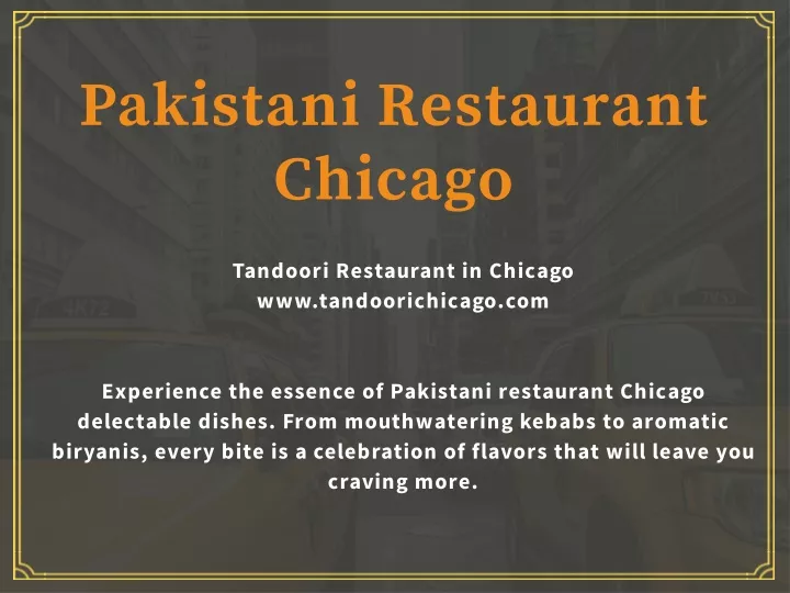 pakistani restaurant chicago