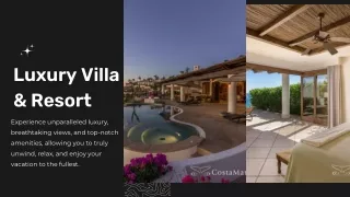 "Seaside Serenity: Your Dream Vacation Starts with Our Cabo Villa Rent