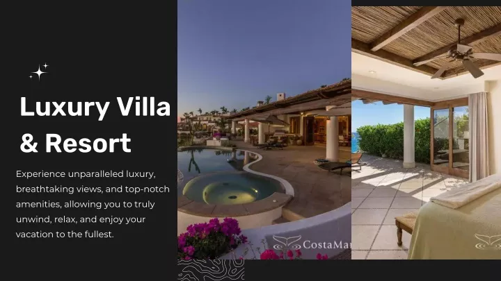 luxury villa resort