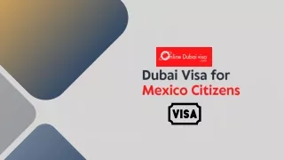 Dubai Visa for Mexico Citizens