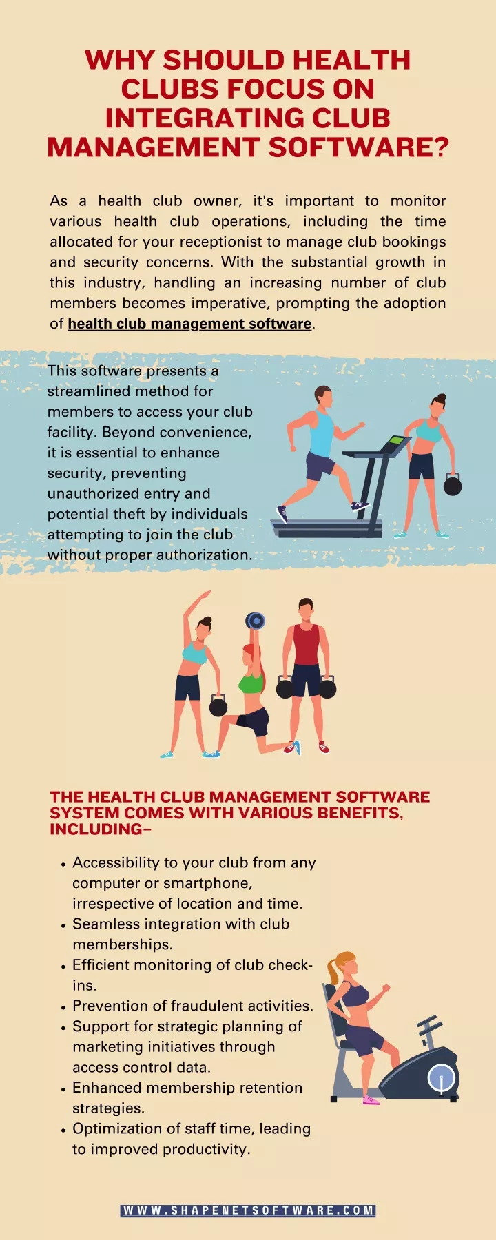 why should health clubs focus on integrating club