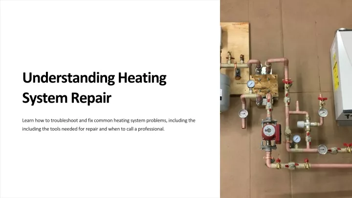 understanding heating system repair