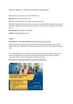 TAKEOFF PROJECTS -Machine Learning Project Idea - slide 1