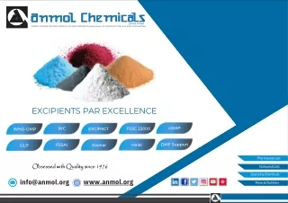 Chemicals Manufacturer Brochure