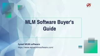 MLM buyer'sPromotional tools  in MLM software platforms  guide