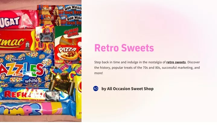 retro sweets