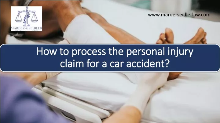how to process the personal injury claim for a car accident