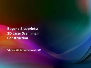 Beyond Blueprints 3D Laser Scanning in Construction