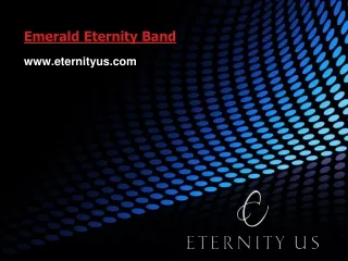 Exquisite Emerald Eternity Band Collection - www.eternityus.com