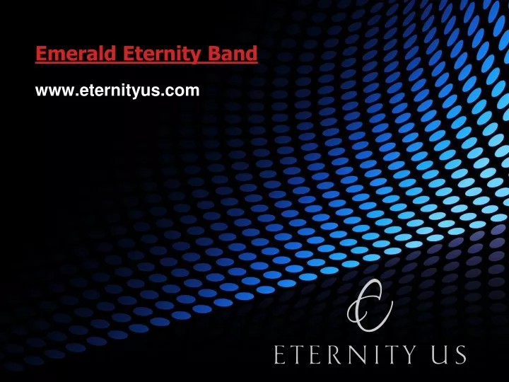 emerald eternity band