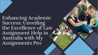 Law Assignment Help In Australia