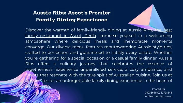 aussie ribs ascot s premier family dining