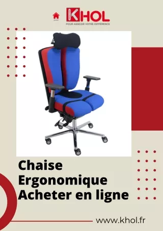 Chaise Ergonomique Acheter en ligne