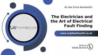 The Electrician and the Art of Electrical Fault Finding