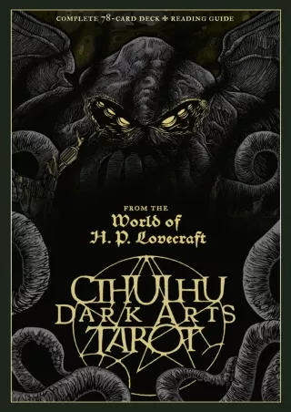 Pdf⚡️(read✔️online) Cthulhu Dark Arts Tarot