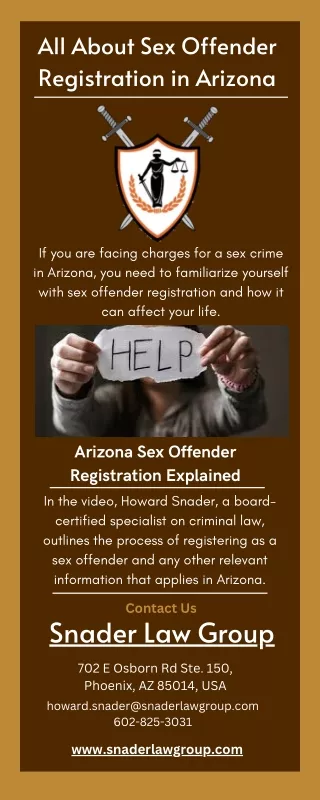 Sex Offender Registration in Arizona