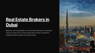 Expert Insights Choosing the Best Real Estate Brokers in Dubai (1)