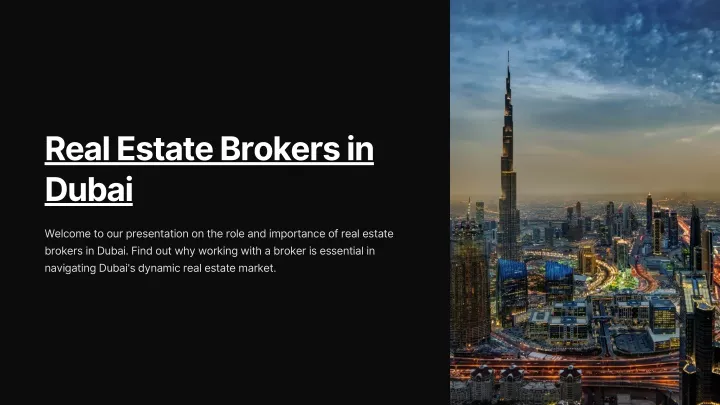 real estate brokers in dubai